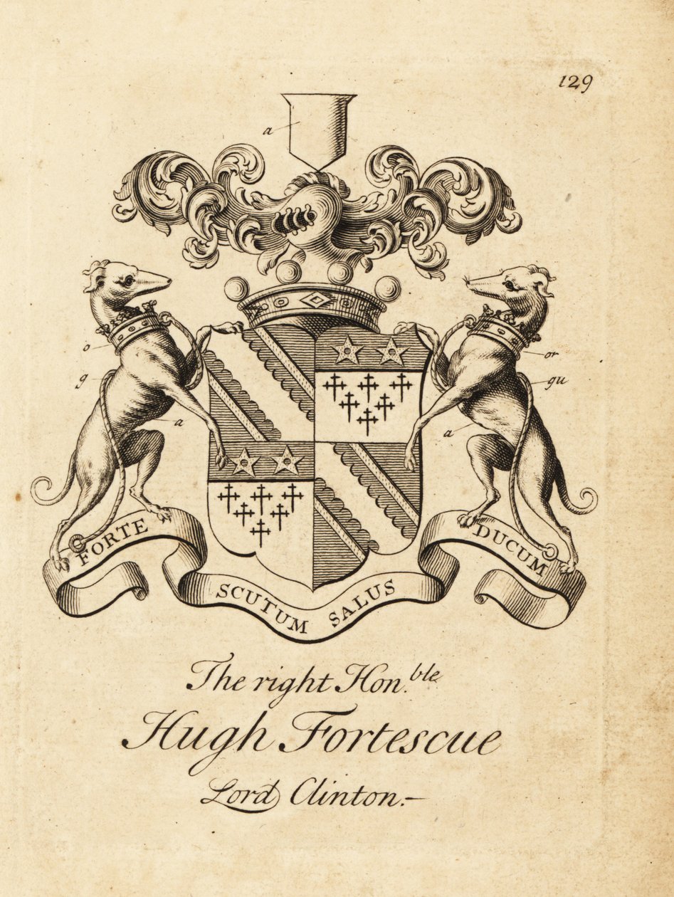 Erb pravého ctihodného Hugha Fortescuea od Andrew Johnston