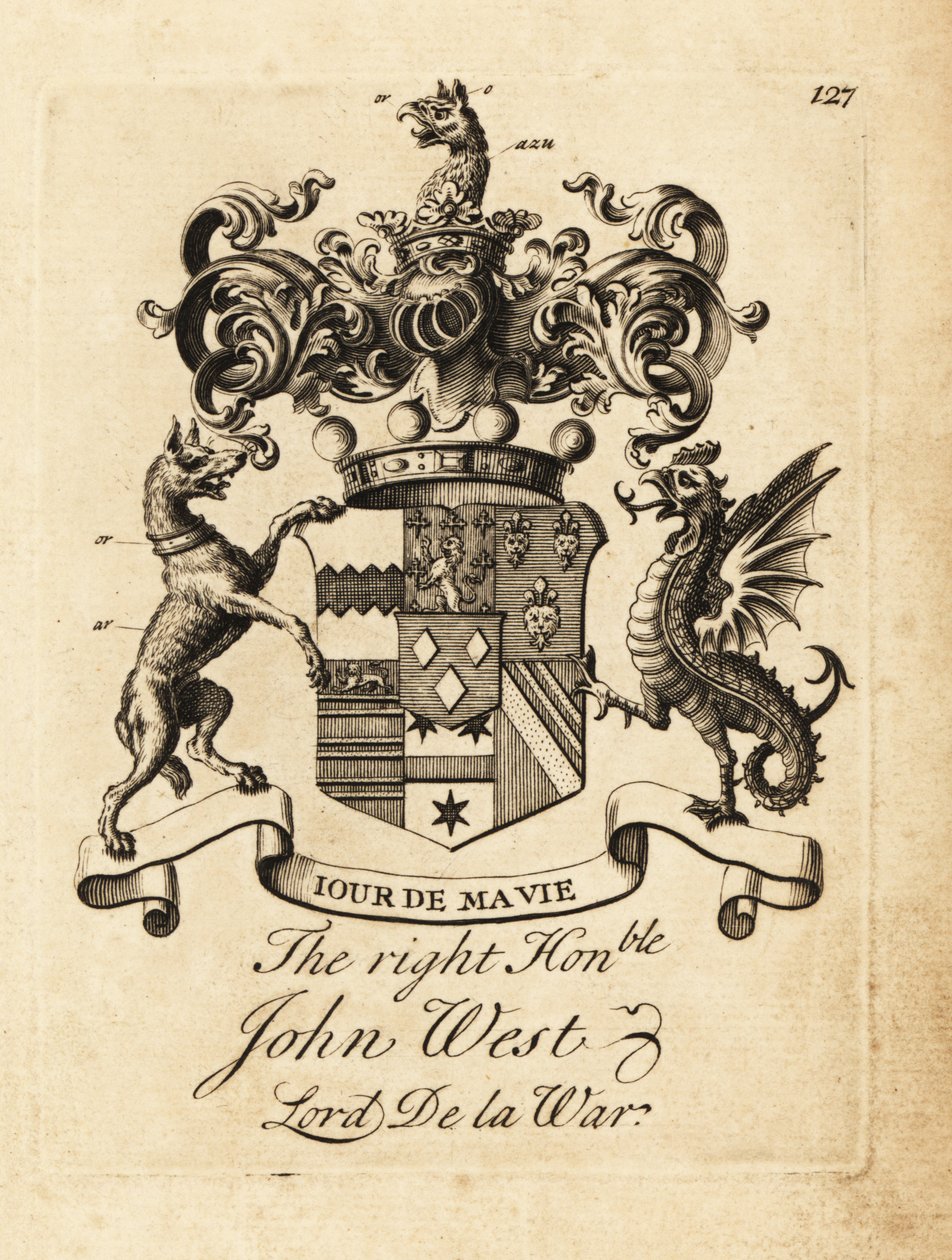 Erb Pravého ctihodného Johna Westa od Andrew Johnston