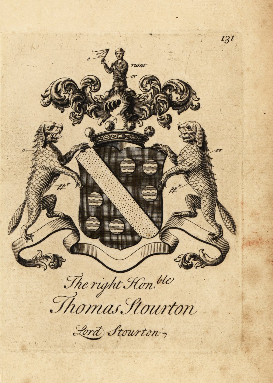 Erb ctihodného Thomase Stourtona od Andrew Johnston