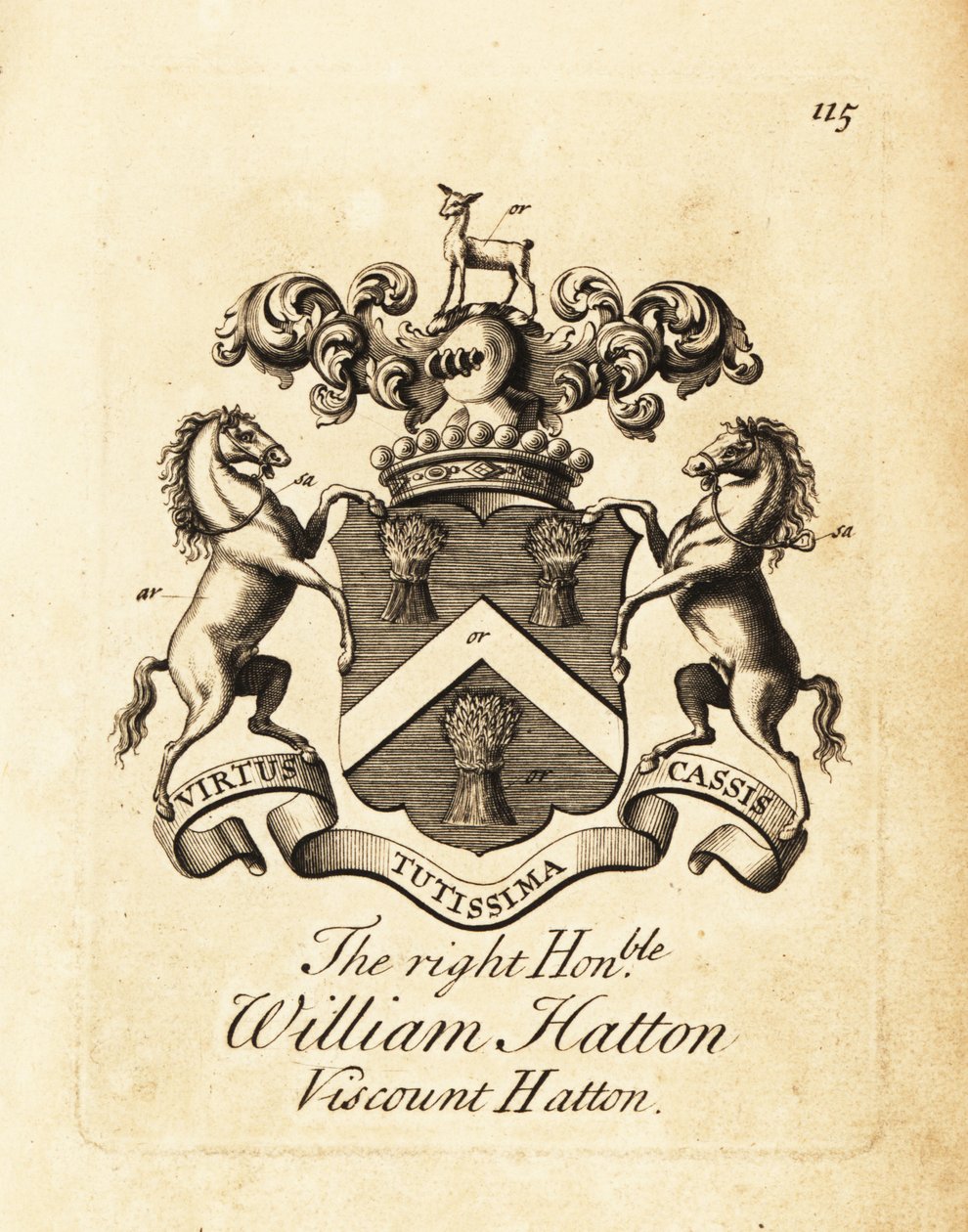 Erb Ctihodného Williama Hattona od Andrew Johnston