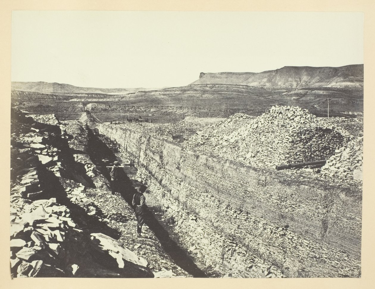 Burning Rock Cut, Green River Valley od Andrew Joseph Russell