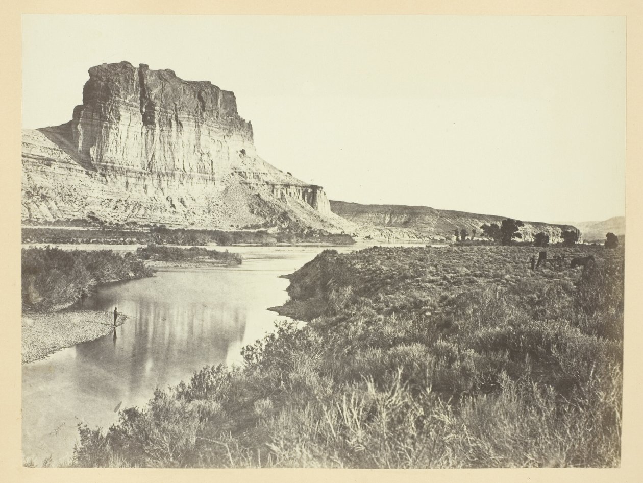 Castle Rock, Green River Valley od Andrew Joseph Russell
