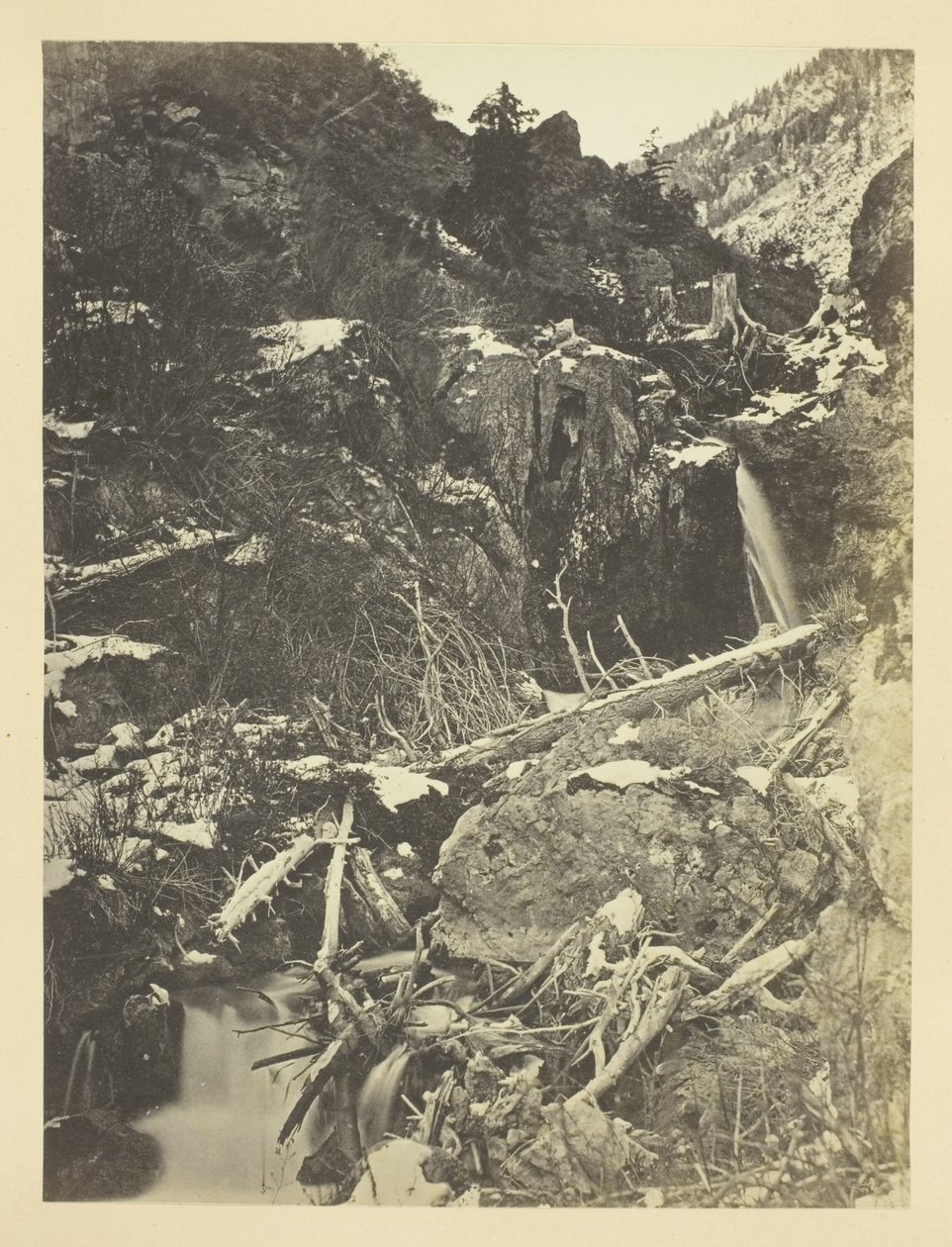 City Creek Canon, Wasatch Mountains, Salt Lake Valley od Andrew Joseph Russell
