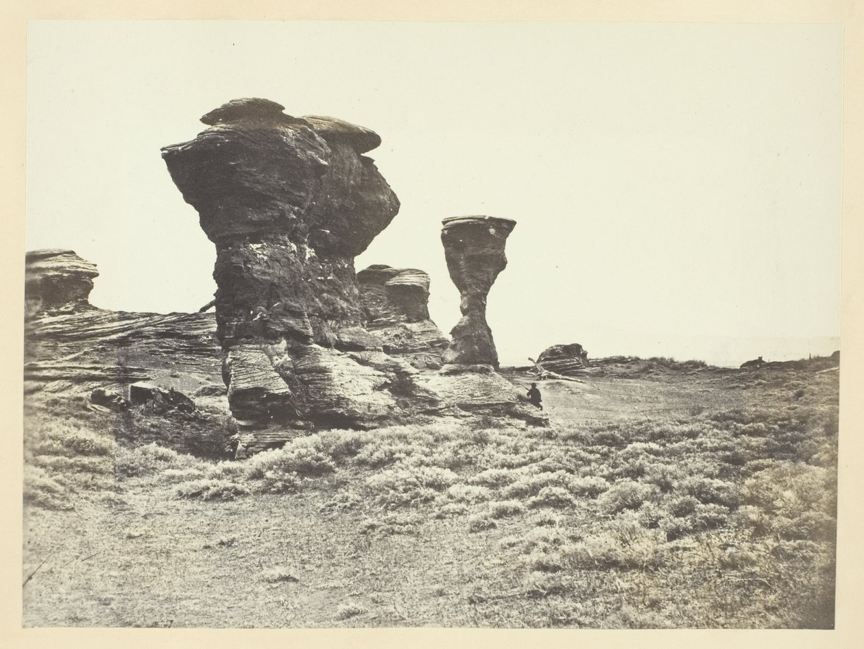 Dial Rock, Red Buttes, Laramie Plains od Andrew Joseph Russell