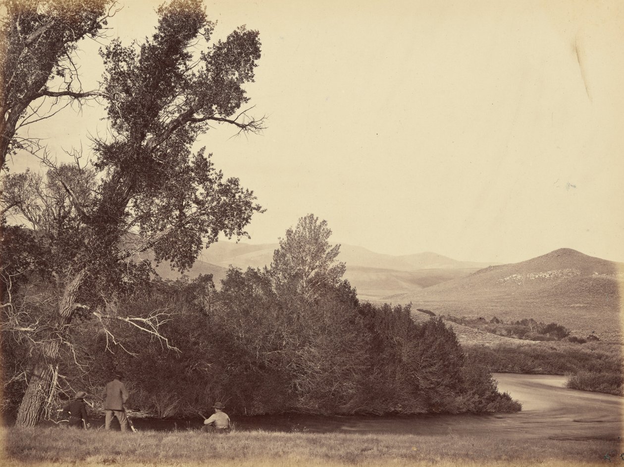 Tabulka 20. Pramen řeky Laramie, 1869 (foto) od Andrew Joseph Russell