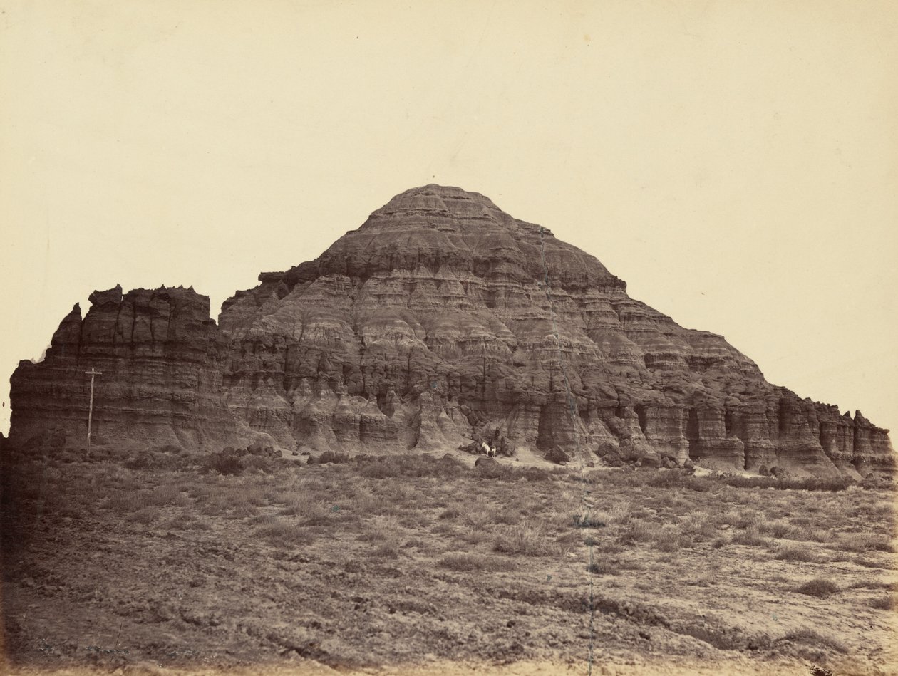 Tabulka 26. Church Buttes, 1869 (foto) od Andrew Joseph Russell