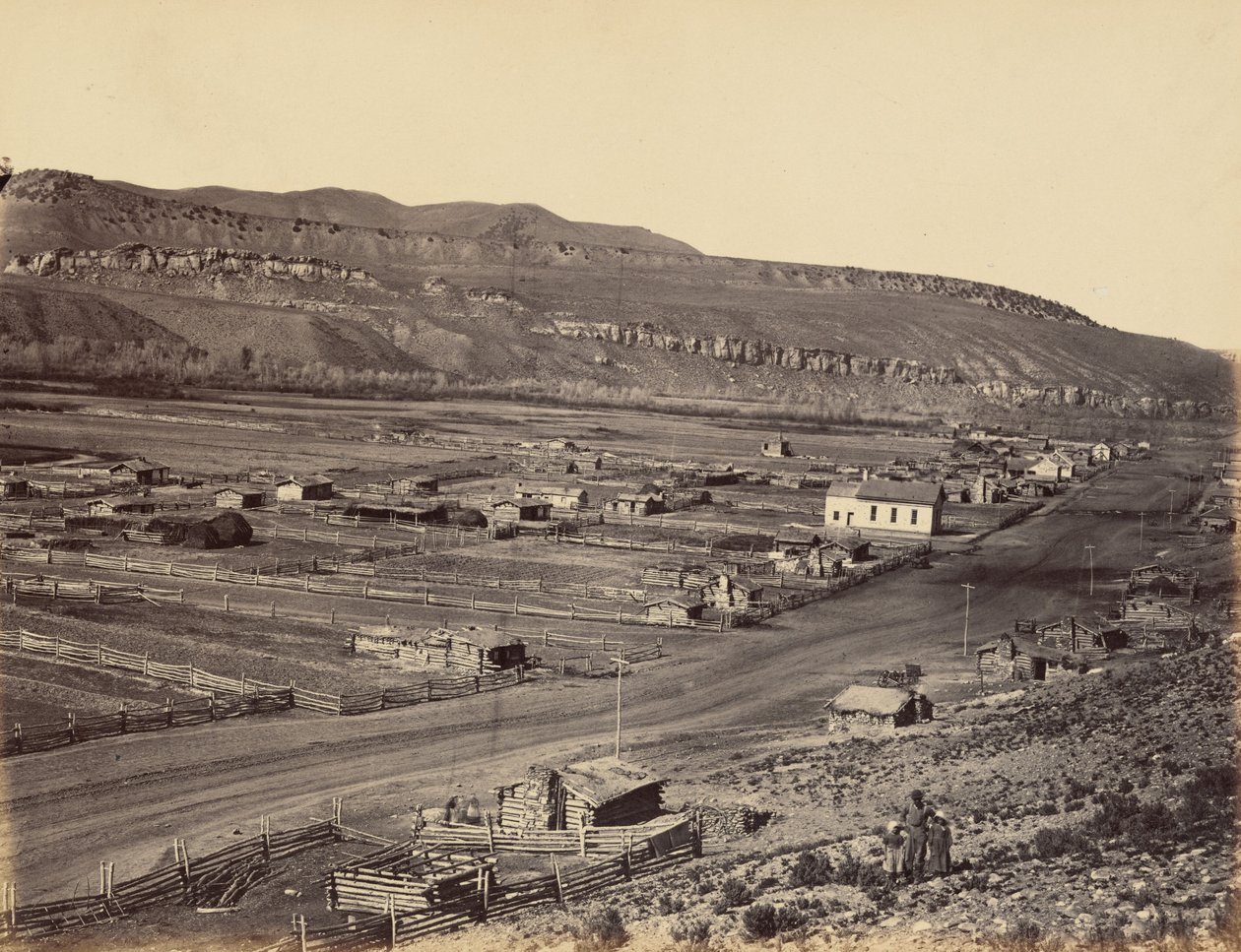 Deska 36. Coalville, Weber Valley, 1869 (foto) od Andrew Joseph Russell