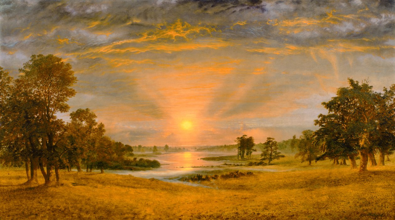 Večer, 1870 od Andrew MacCallum