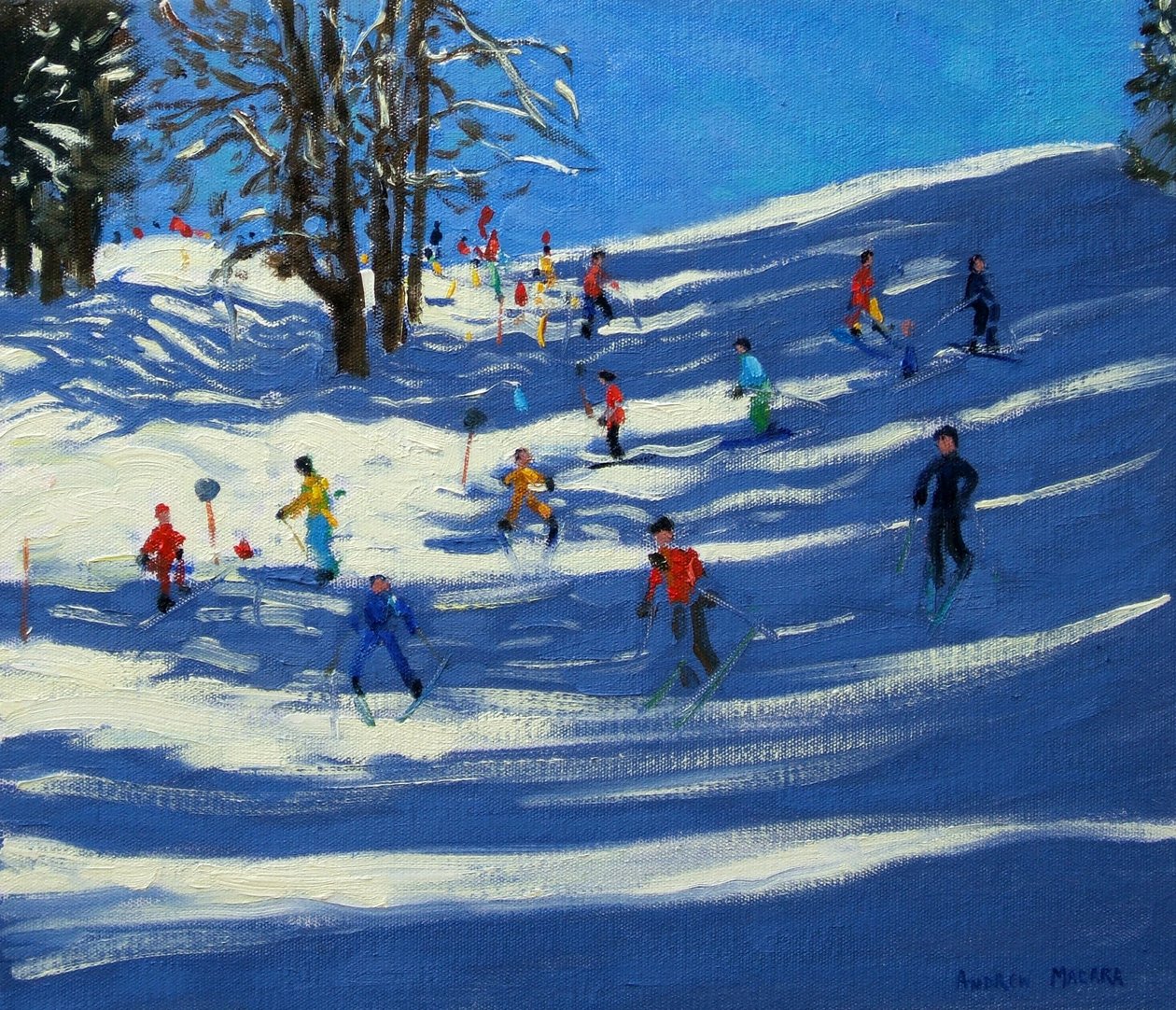 Modré stíny, Morzine od Andrew Macara