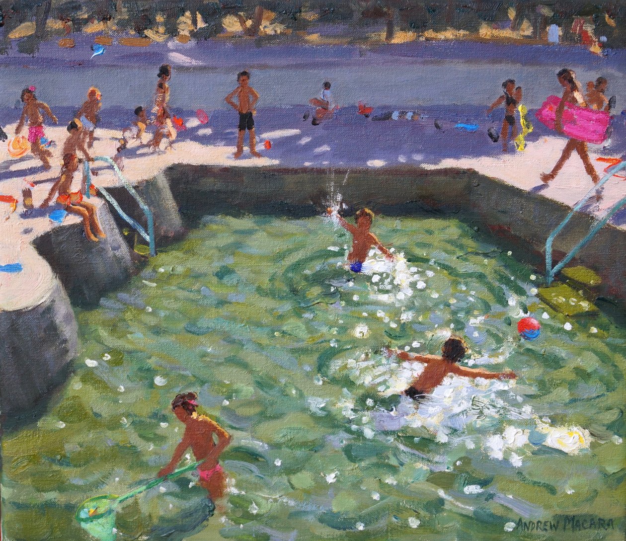 Dětský bazén, Vrsar, Chorvatsko, 2017, od Andrew Macara