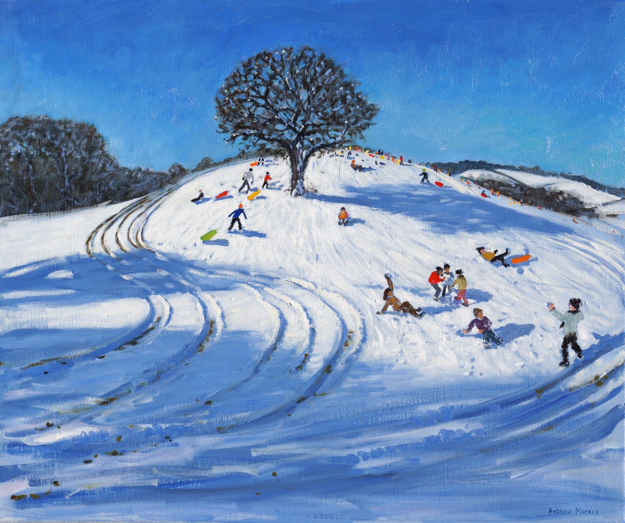 Christmas,Burley Lane,Derby,2016, od Andrew Macara