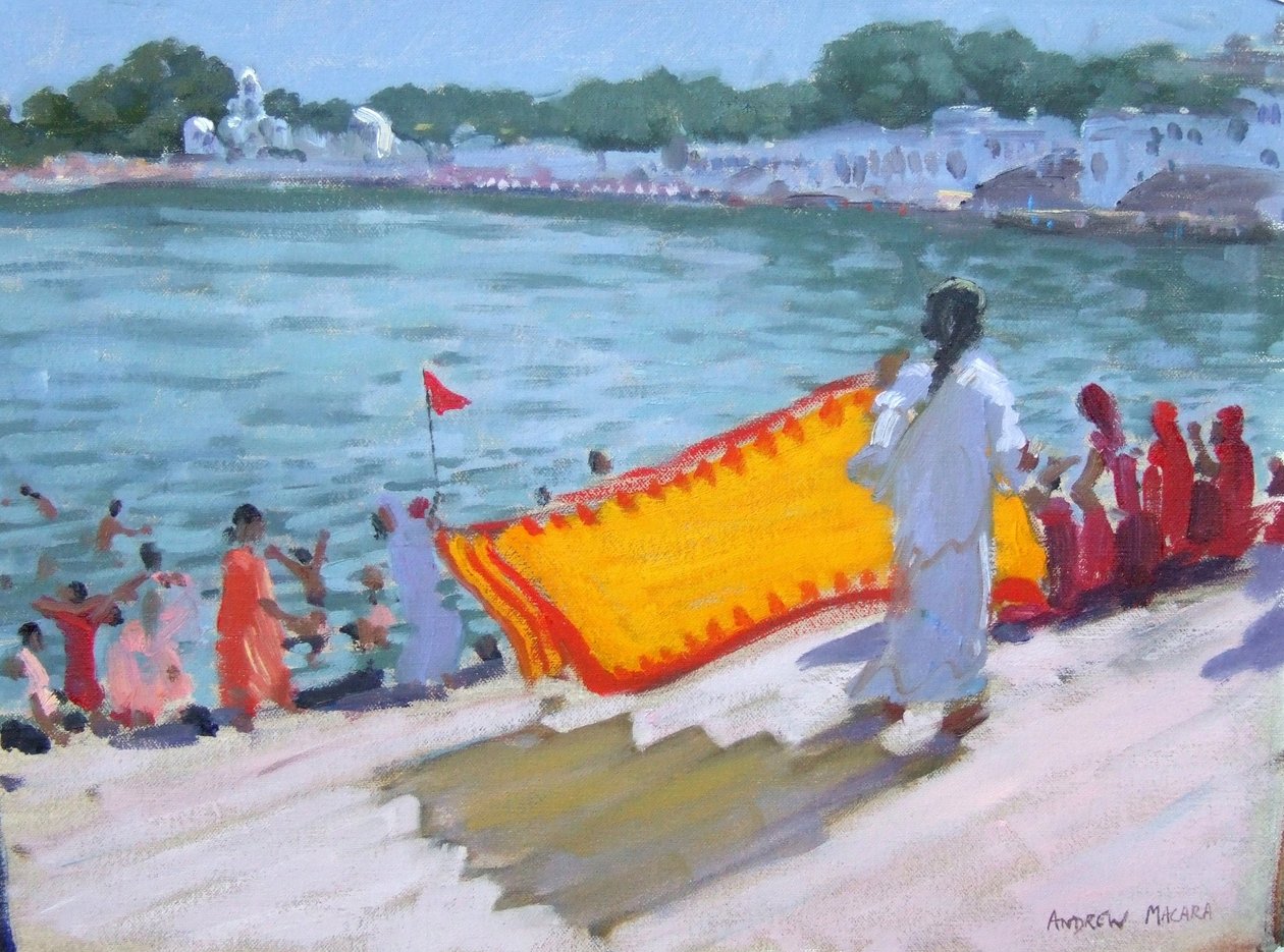 Sušení Sari, Pushkar od Andrew Macara
