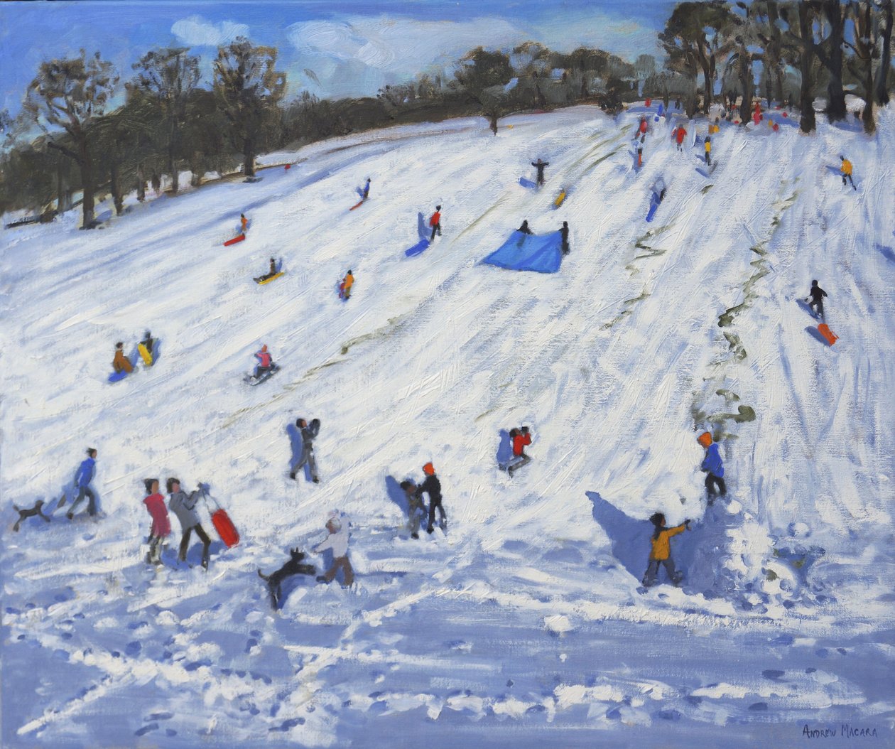 Velký sněhulák,Chatsworth,2012, od Andrew Macara
