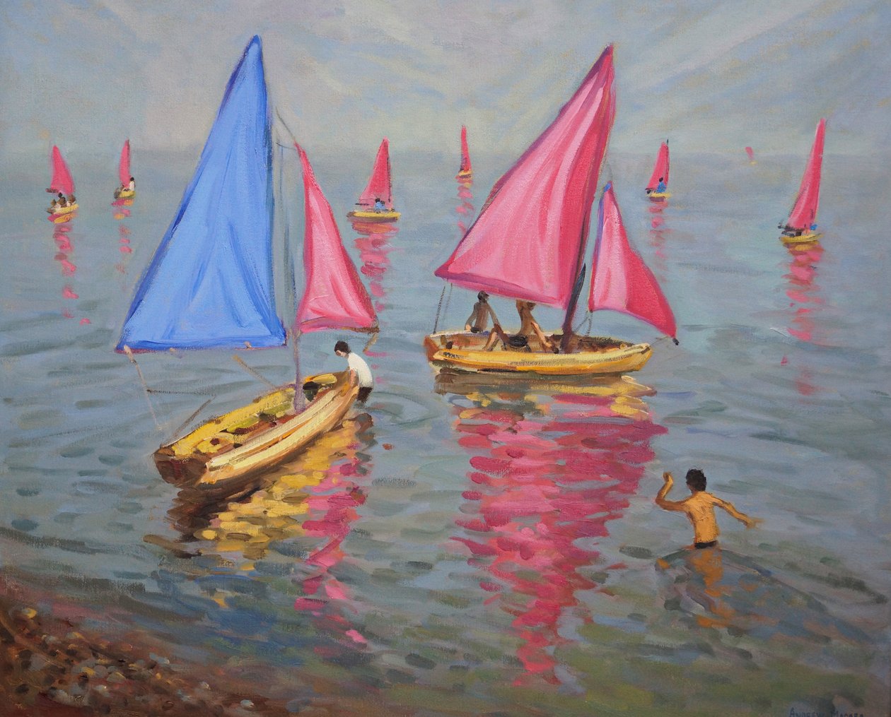 Škola plachtění, Bognor Regis, 2012, od Andrew Macara