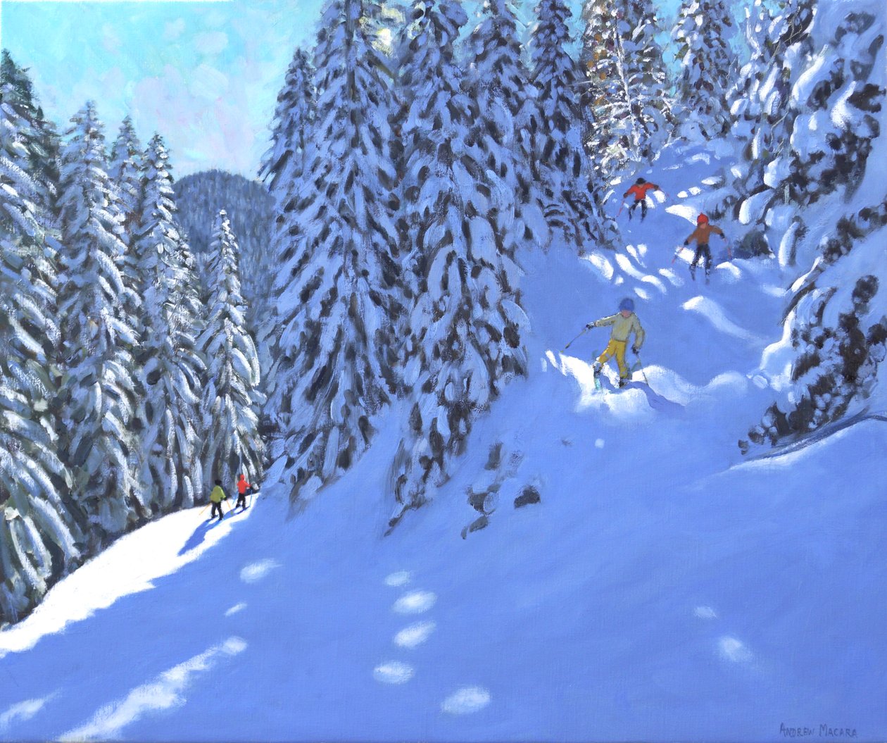 Francouzské lyžování, Morzine, 2020 od Andrew Macara