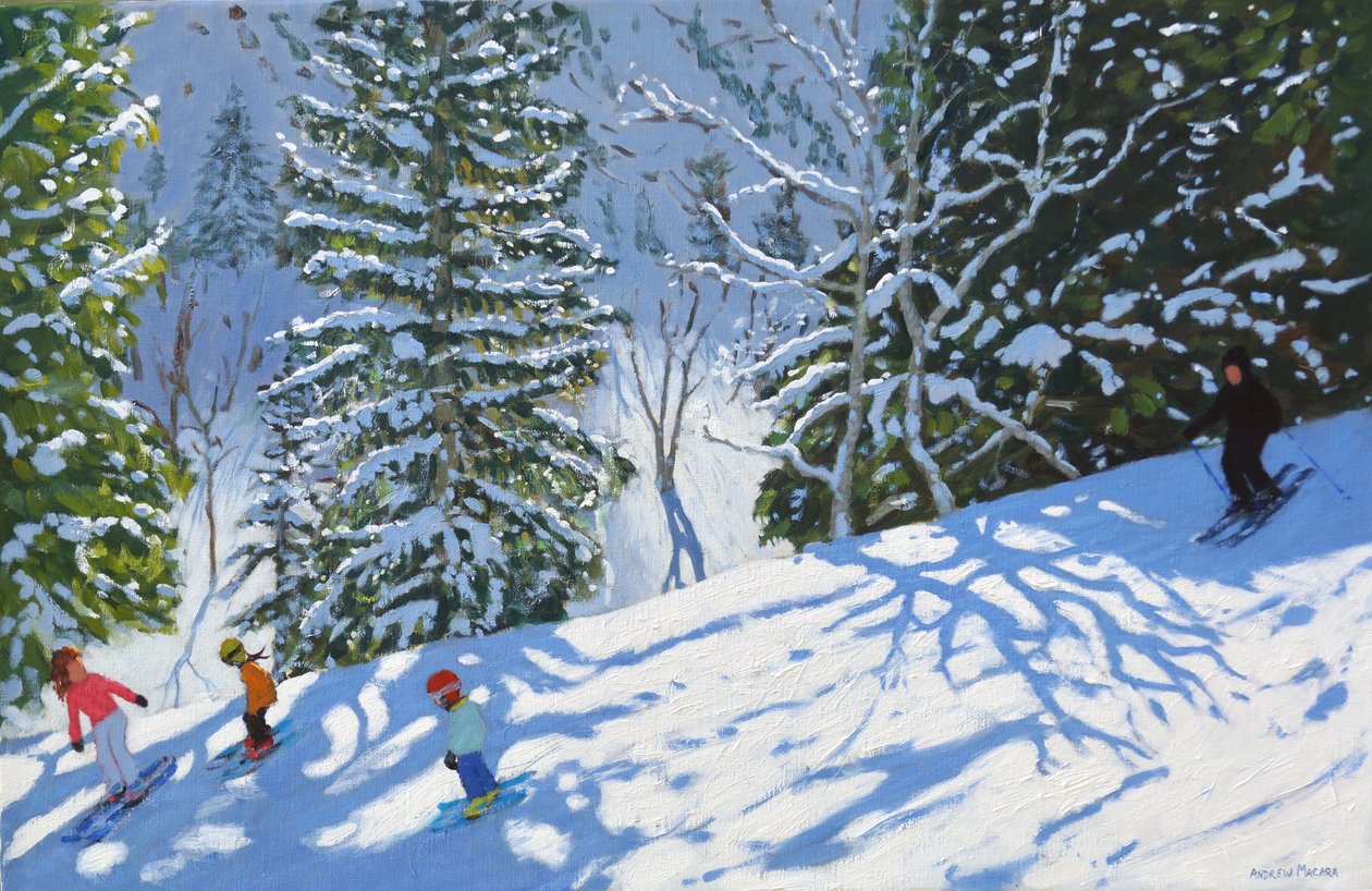 Lyžování z Courchevel do La Tania, 2019 od Andrew Macara