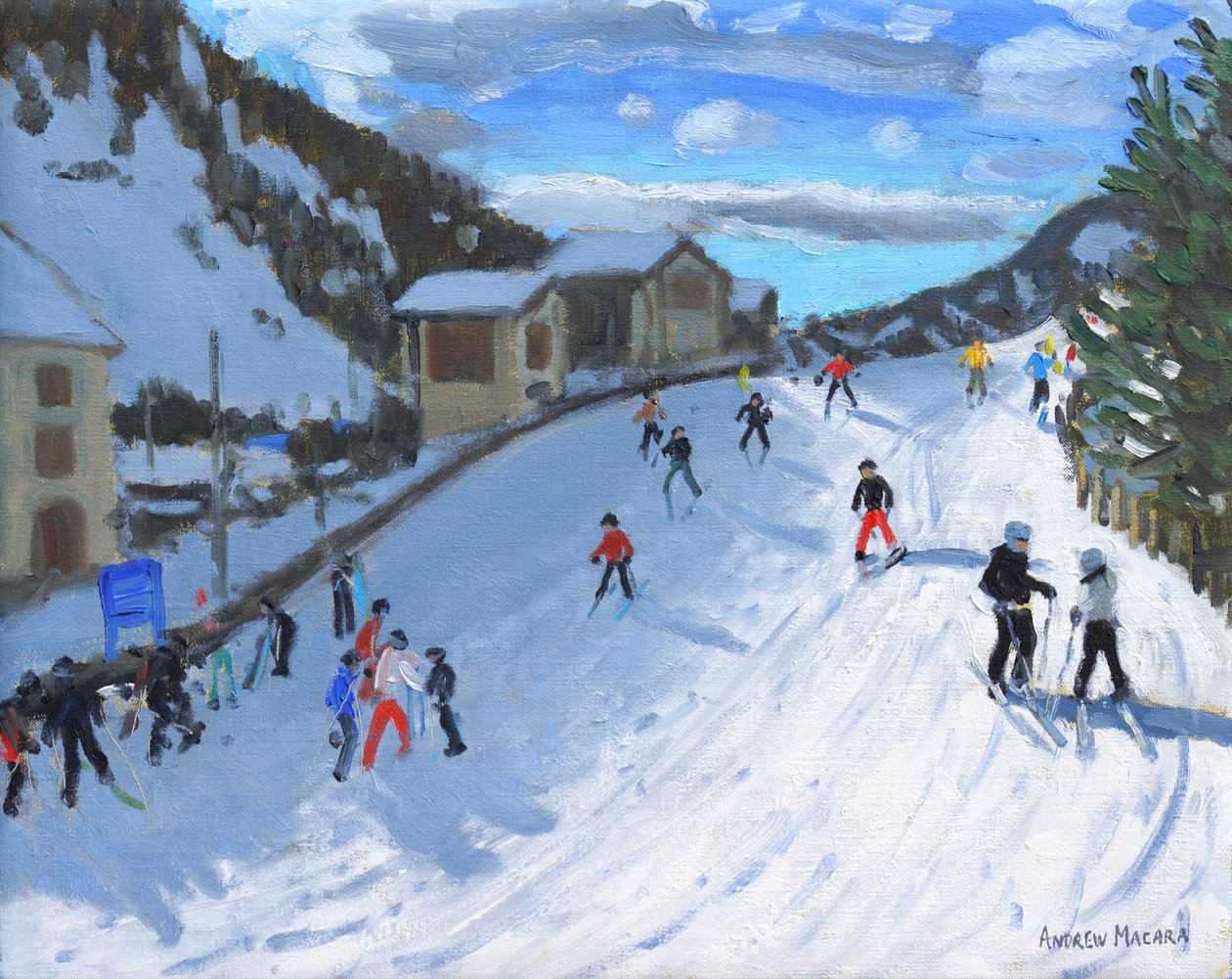 Sjezd na lyžích do Selva Val Gardena,2016, od Andrew Macara