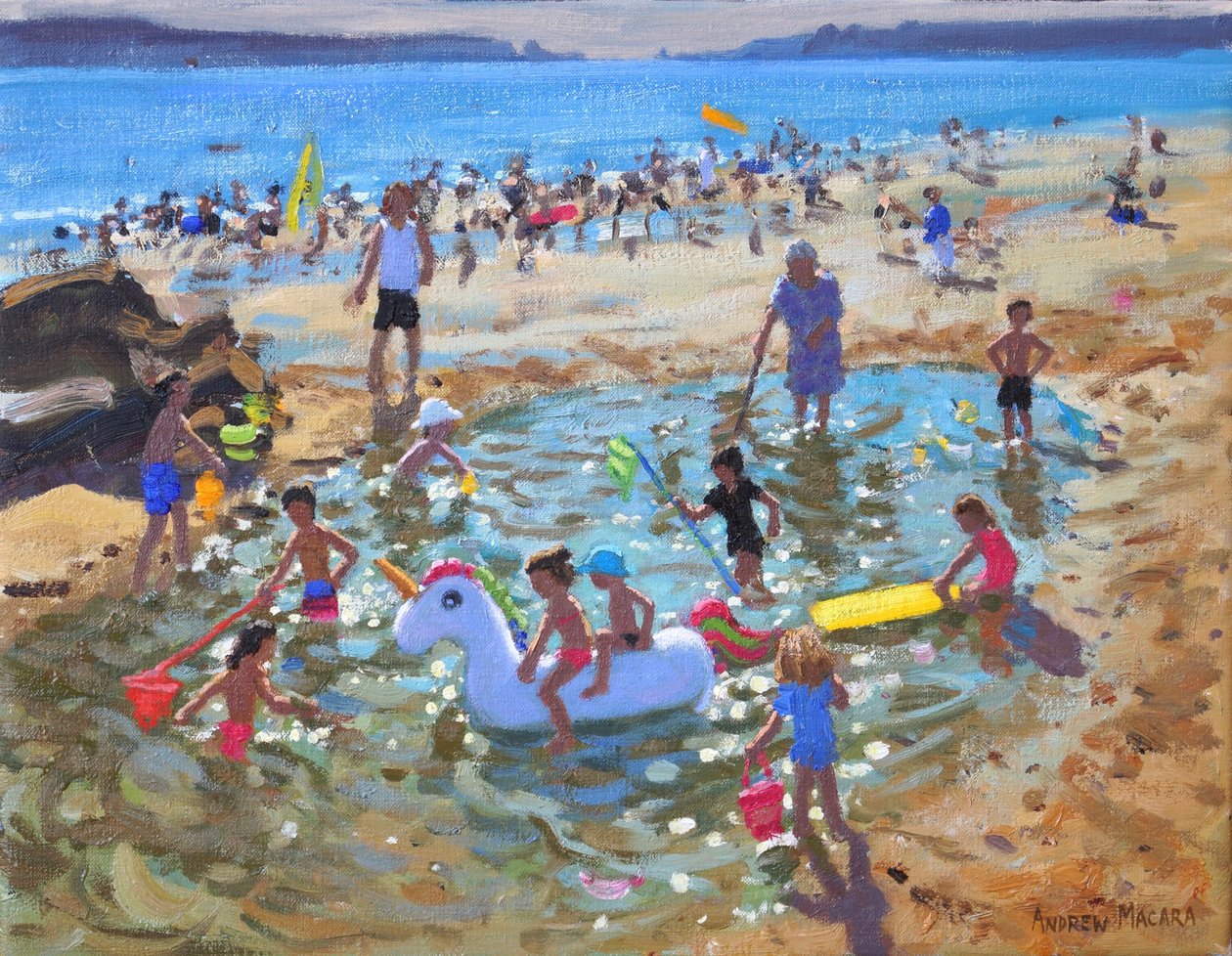 Jednorožec, Tenby, 2017, od Andrew Macara