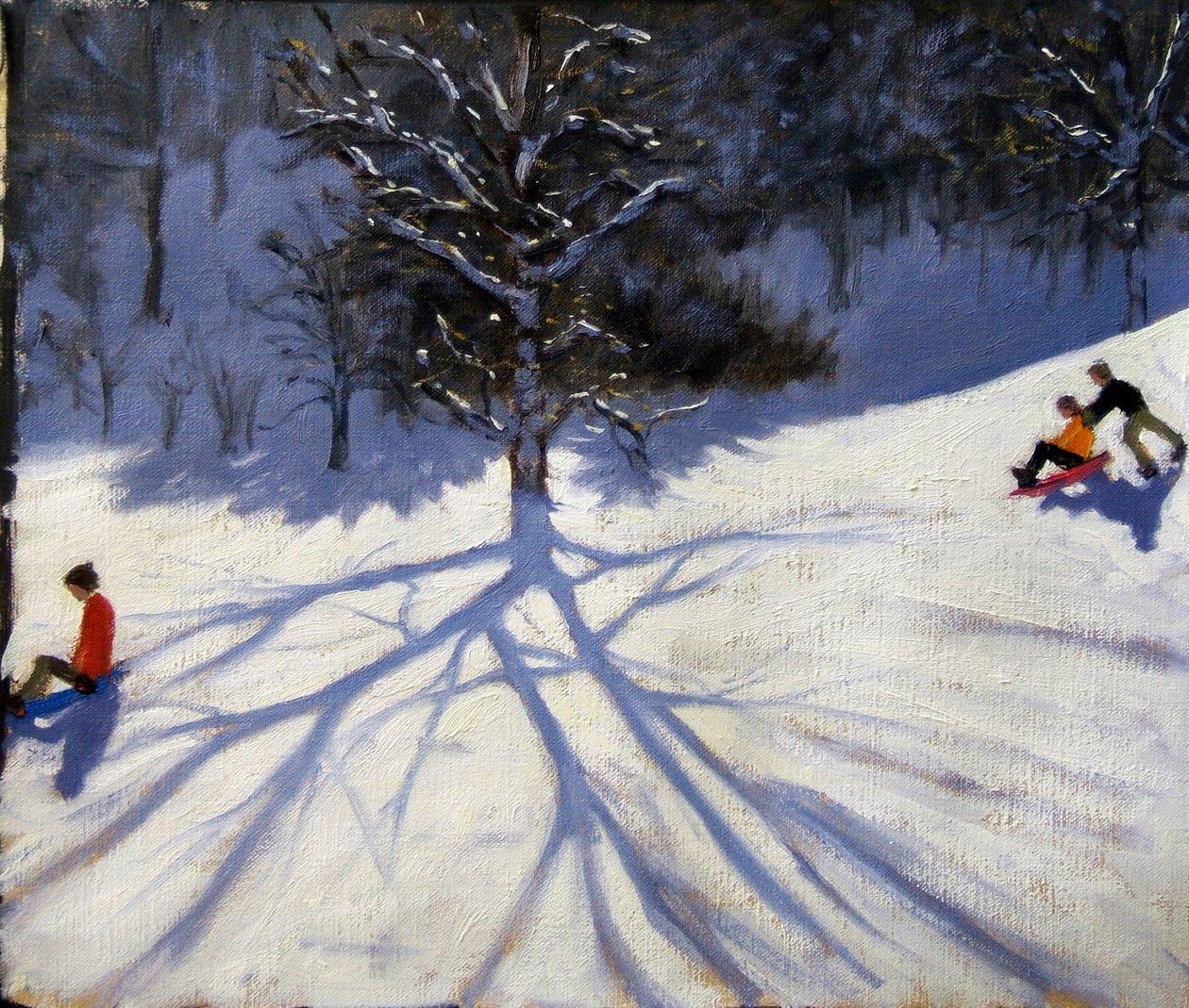 Strom a dva tobogány od Andrew Macara