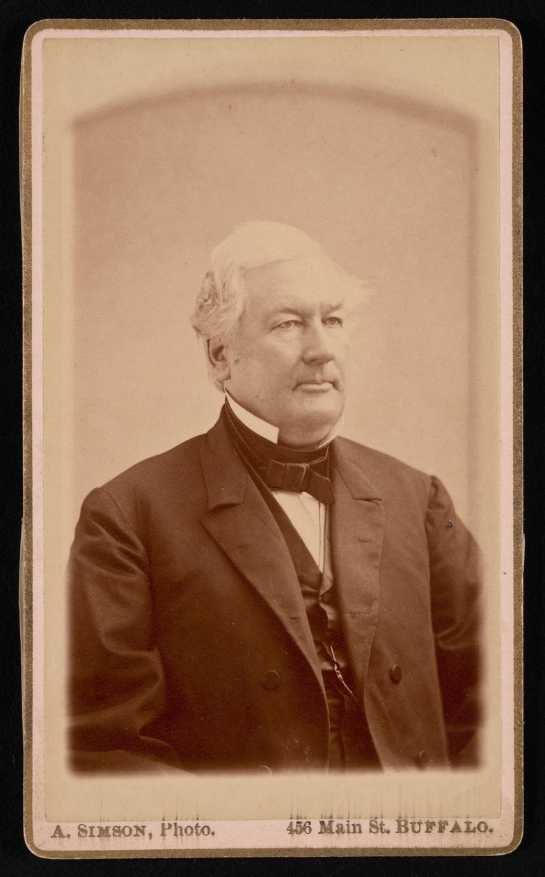 Portrét Millarda Fillmorea 1800-1874, před rokem 1874. od Andrew Simson