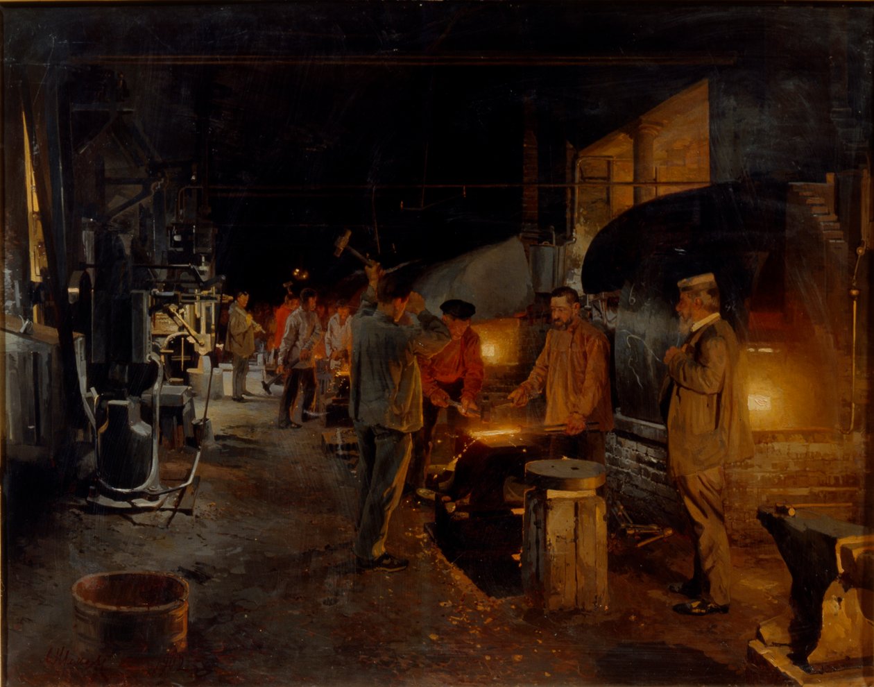 Železárny, 1902 od Andrey Nikolayevich Shilder