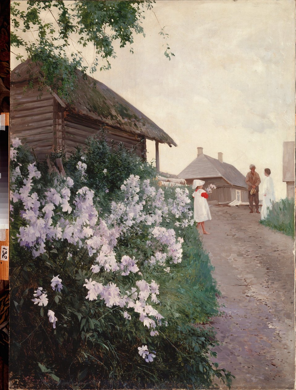 Venkovský dům ve Finsku - obraz Andreje Nikolajeviče Shildera (1861-1919), olej na plátně - ruské umění od Andrey Nikolayevich Shilder