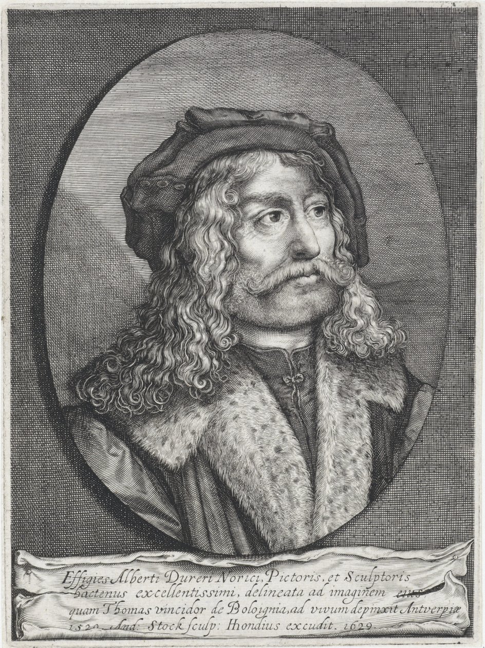 Portrét Albrechta Dürera od Andries Jacobsz. Stock