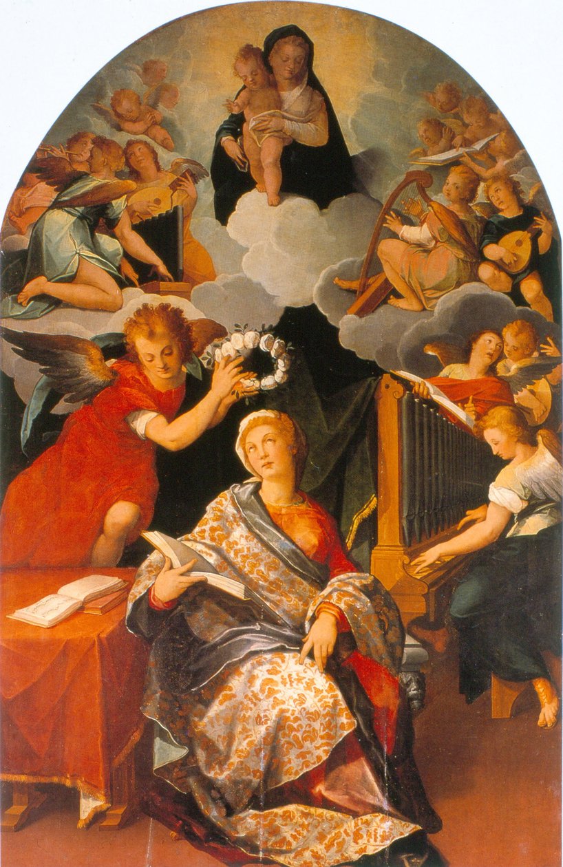 Svatá Cecílie od Andrés de la Concha