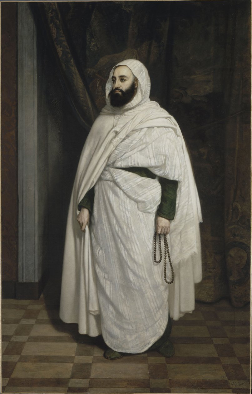 Portrét Abdelkader ibn Muhieddine 1808-1883, 1853. od Ange Tissier