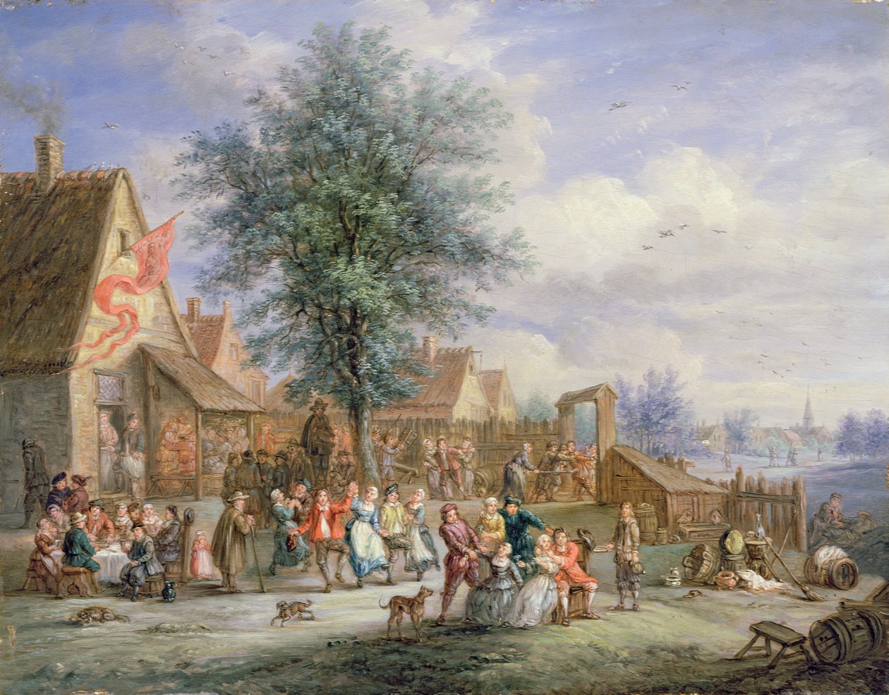 Kermesse na den svatého Jiří (viz 332886 pro pár) od Angel Alexio Michaut