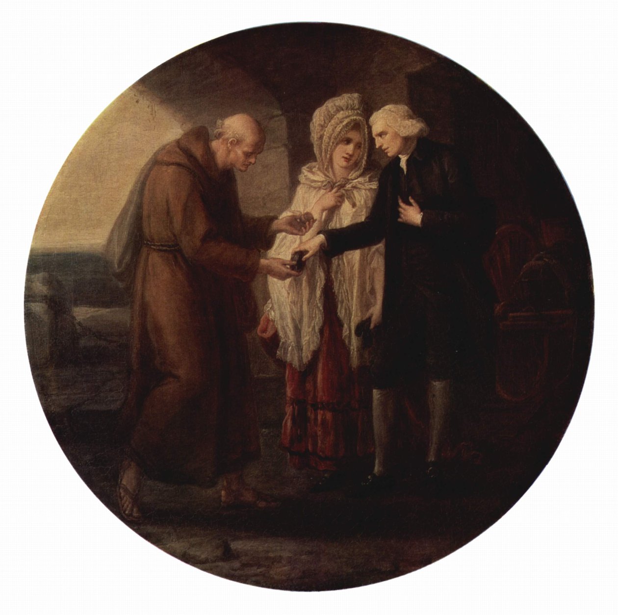 Mnich z Calais od Angelica Kauffmann