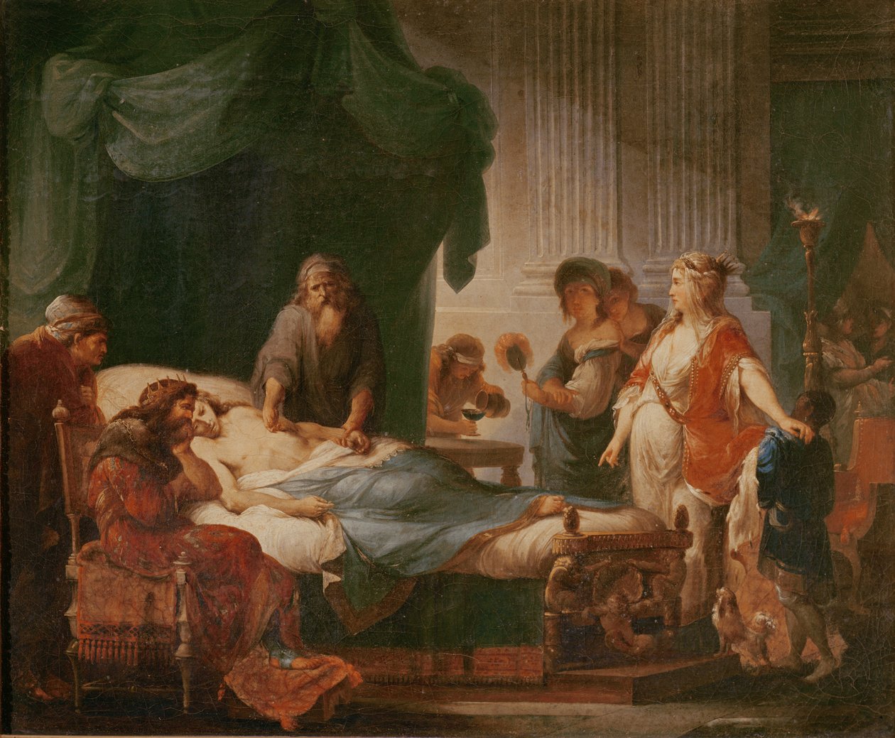 Antiochus a Stratonice od Angelica Kauffmann
