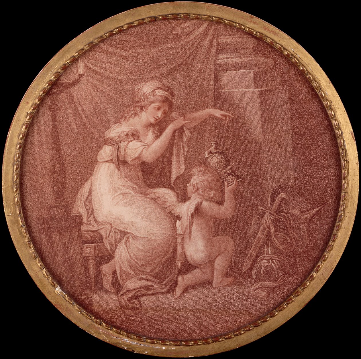 Život Amora (rytina) od Angelica (after) Kauffmann