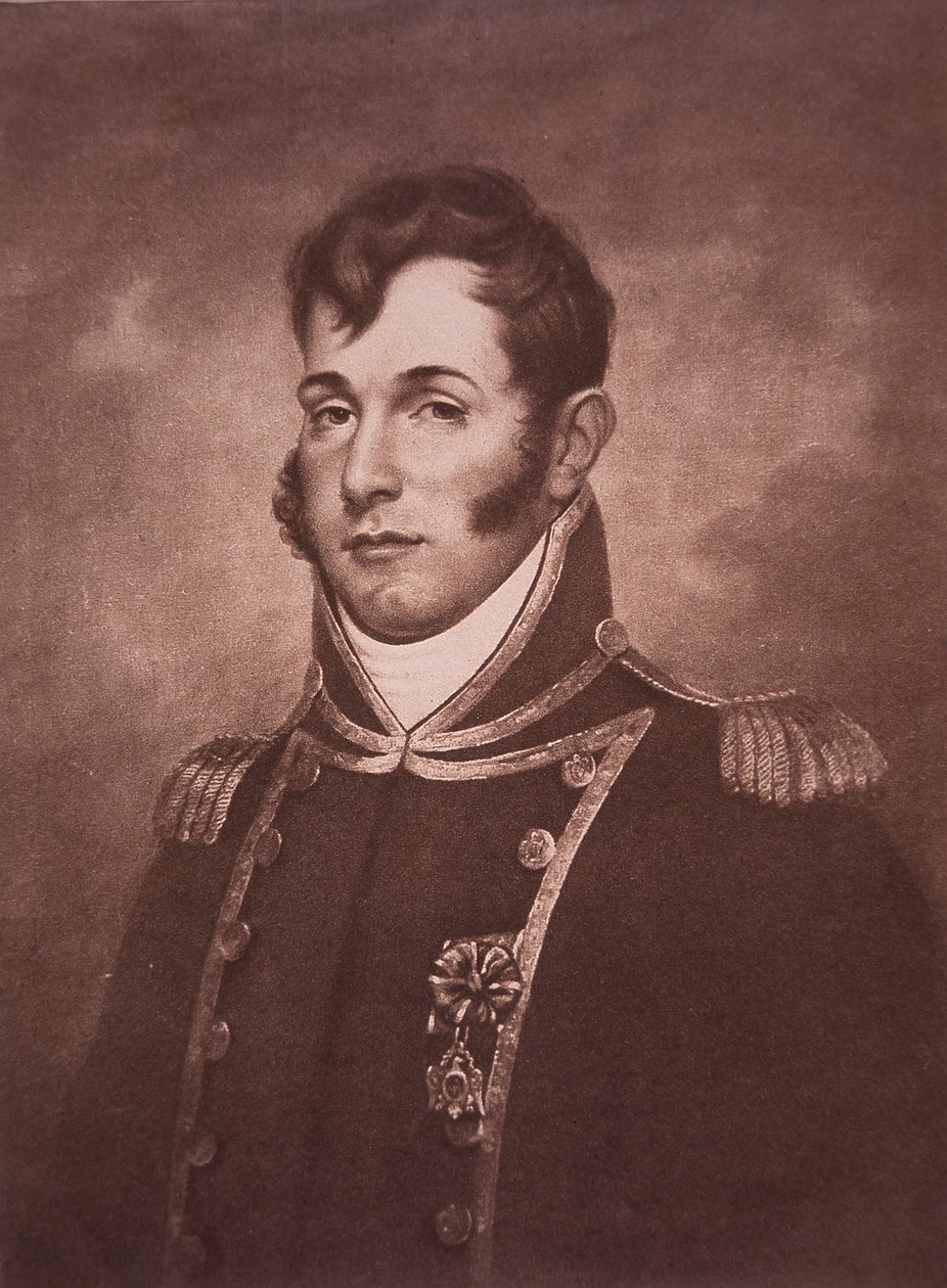 Oliver Hazard Perry (litho) od Thomas Kelly