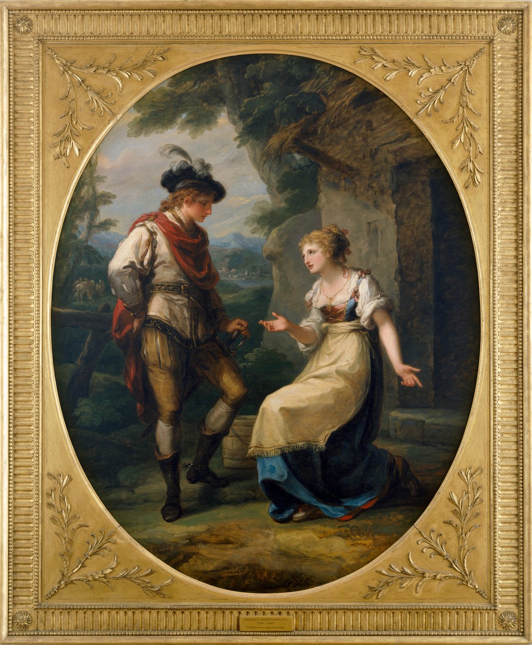Gualtherius a Griselda (olej na plátně) od Angelica Kauffman