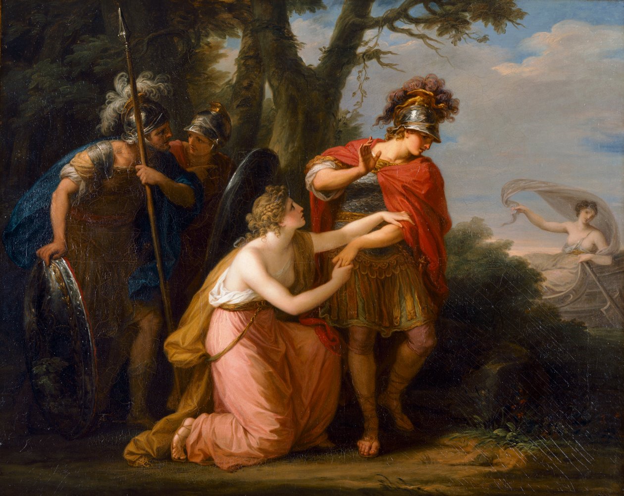 Rinaldo ja Armida (öljy kankaalle) od Angelica Kauffman