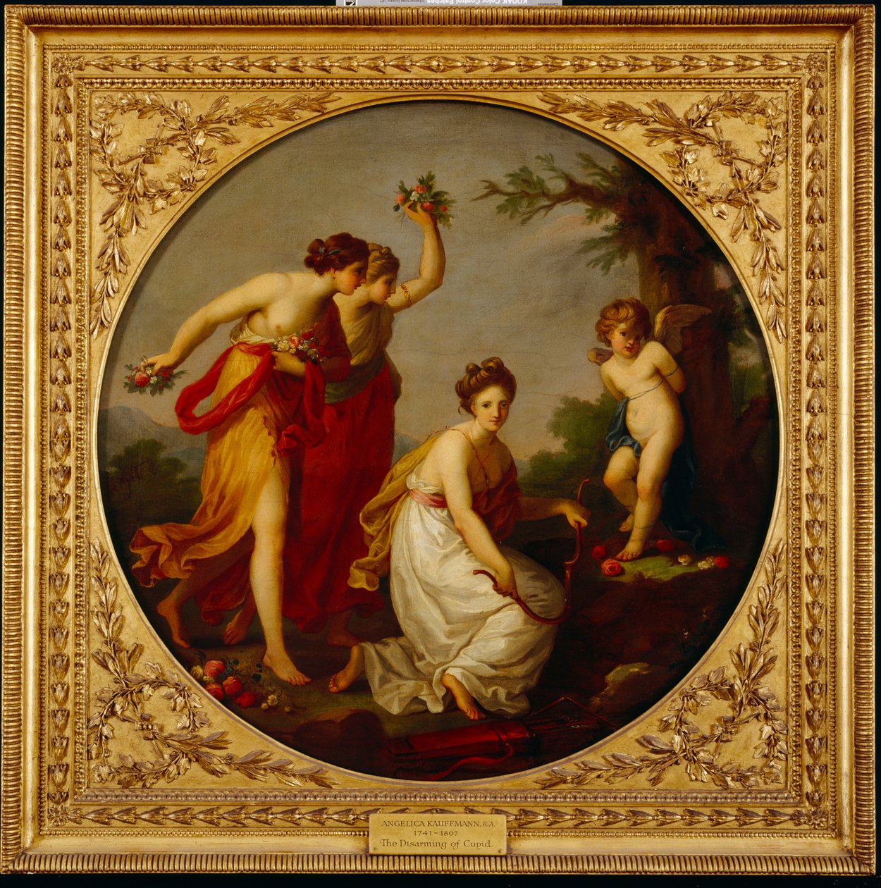 The Disarming of Cupid (olej na plátně) od Angelica Kauffman