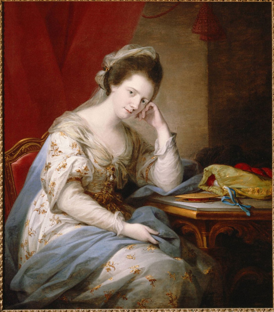 Barbara St. John Bletsoe, hraběnka z Coventry od Angelica Kauffmann