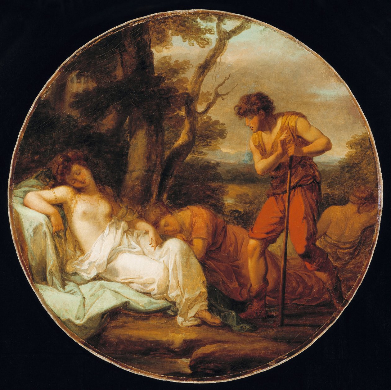 Cymon a Ifigenie, c. 1780 od Angelica Kauffmann