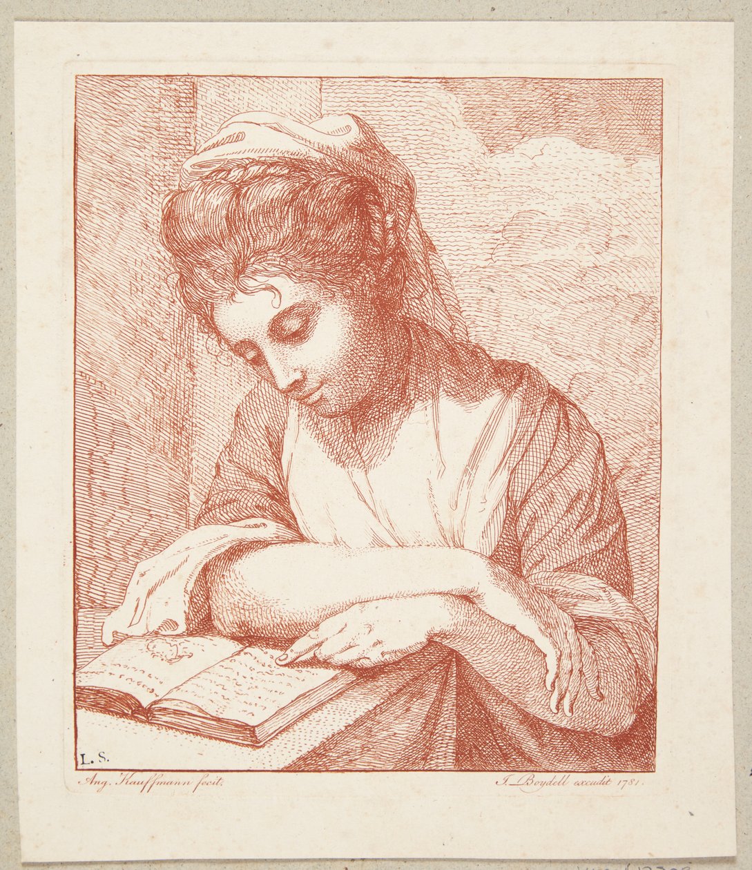 Čtecí dívka od Angelica Kauffmann