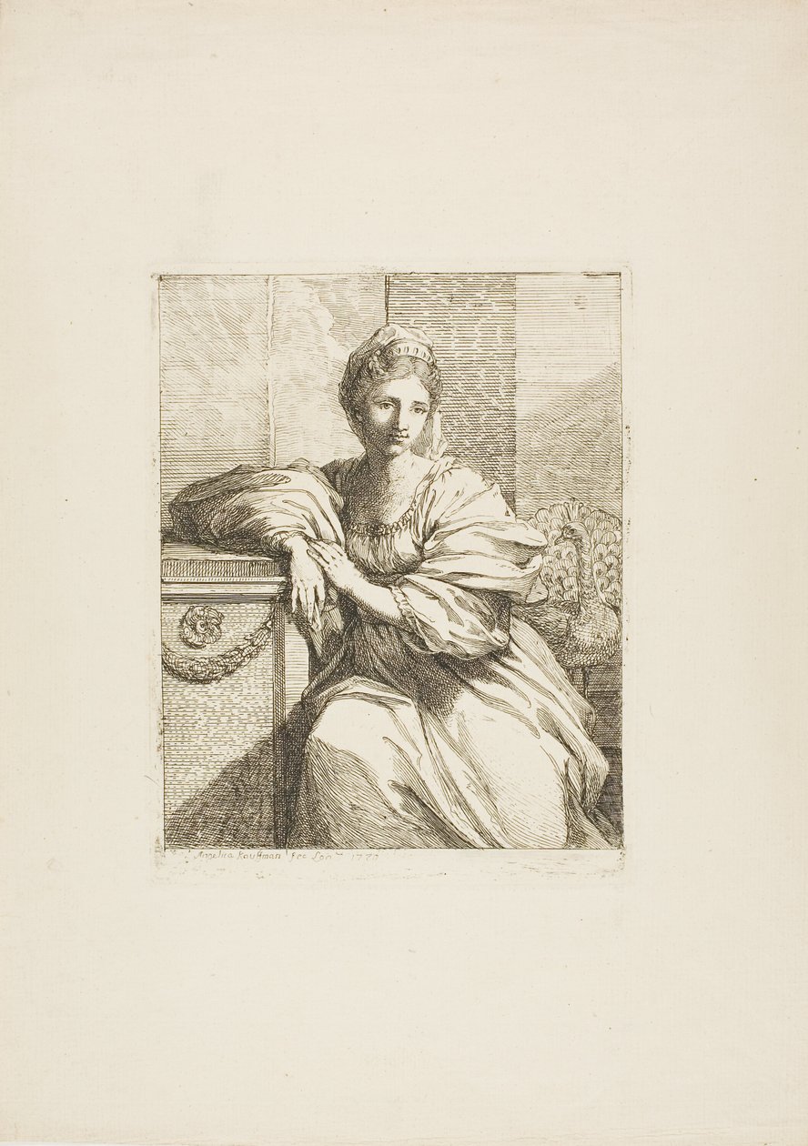 Juno a páv od Angelica Kauffmann