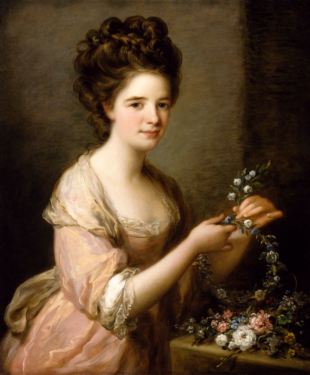 Portrét Eleanor, hraběnky z Lauderdale, kolem 1780-81 (olej na plátně) od Angelica Kauffmann