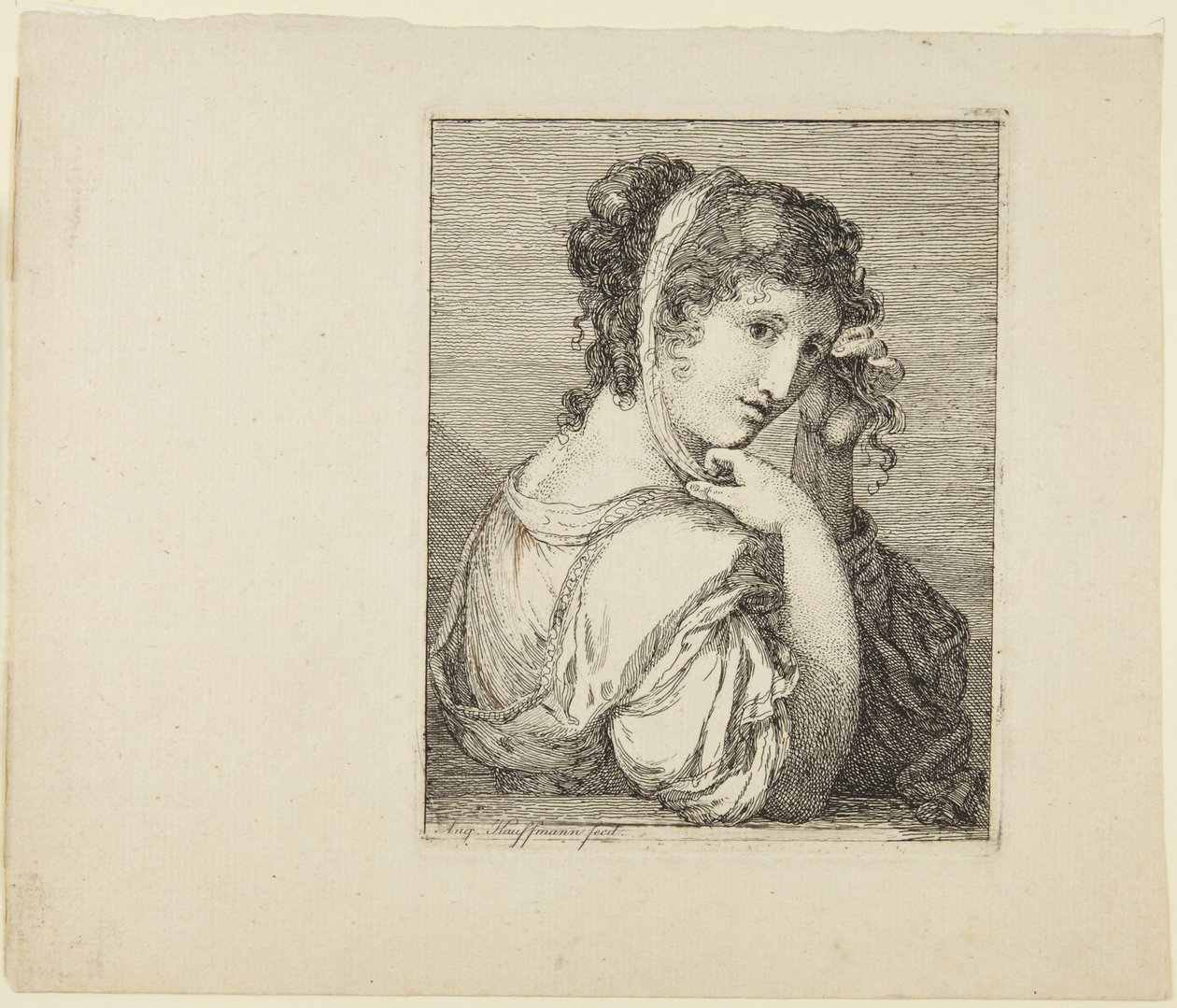 Portrét dívky od Angelica Kauffmann