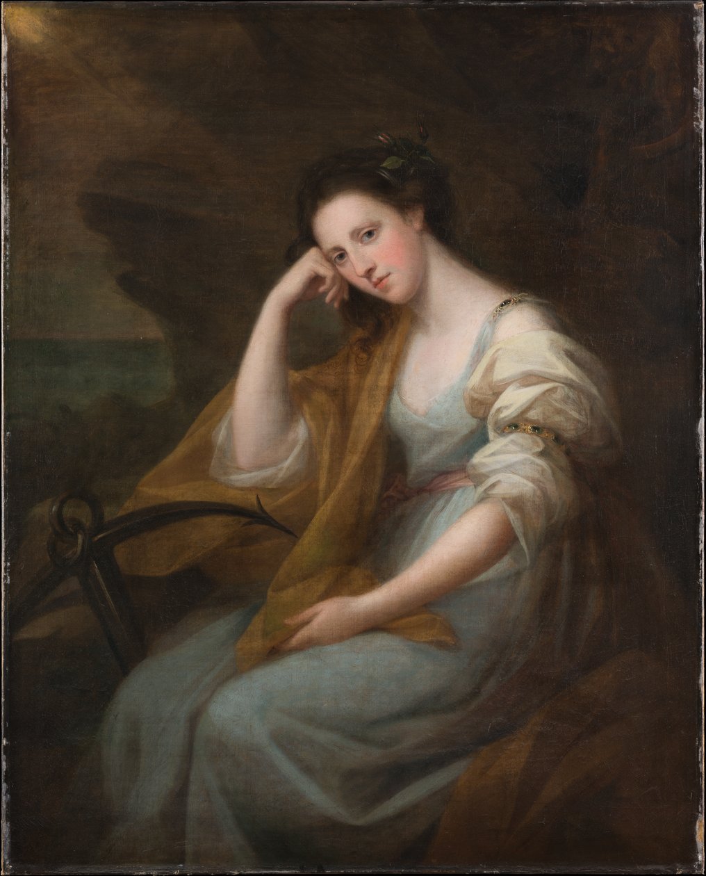 Portrét lady Louisy Leveson-Gowerové (1749/50–1827), později baronky Macdonaldové, v roli Spes od Angelica Kauffmann