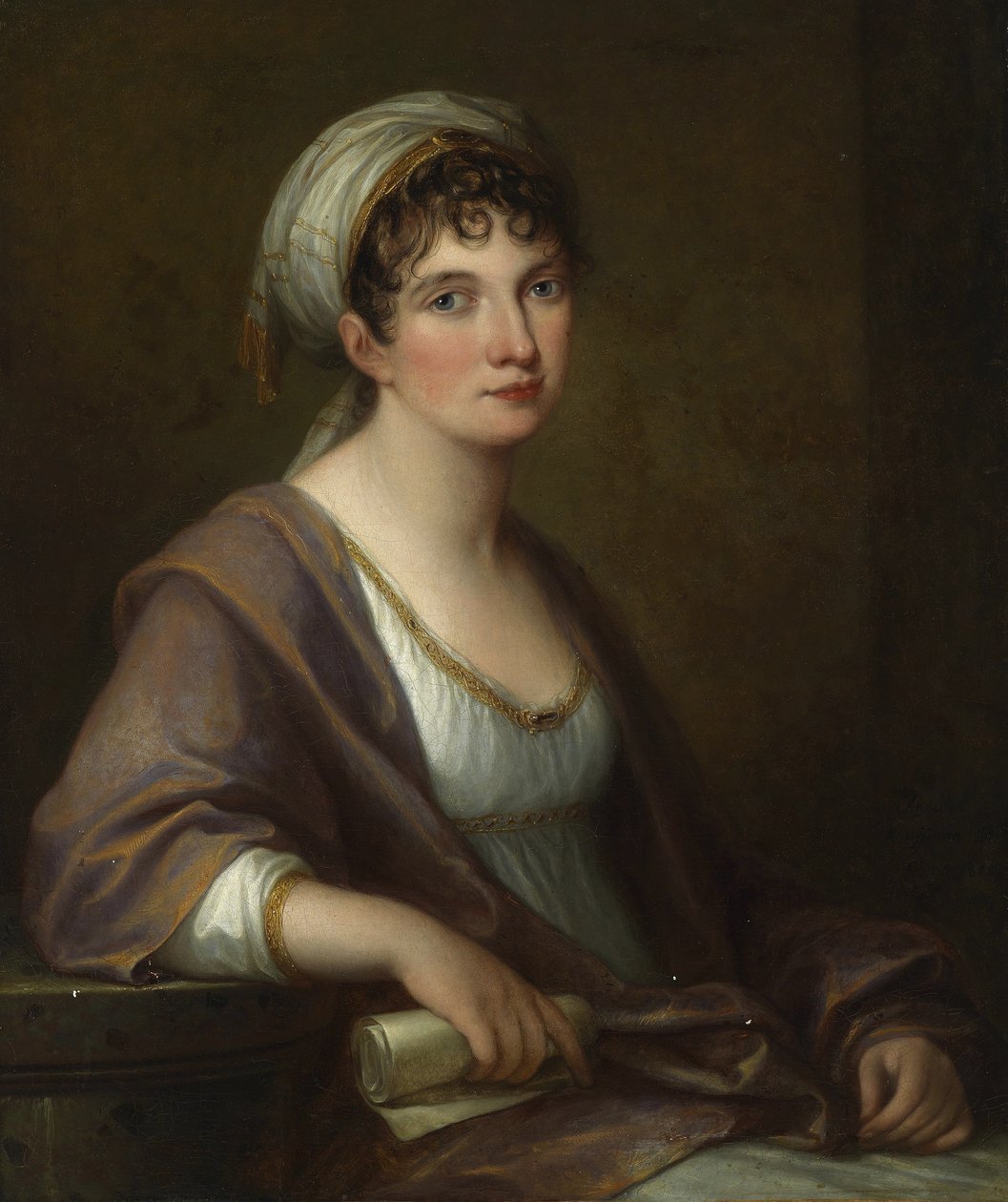 Portrét princezny Franzisky von Kaunitz-Rietberg, rozené hraběnky Ungnad von Weissenwolf, 1805 od Angelica Kauffmann