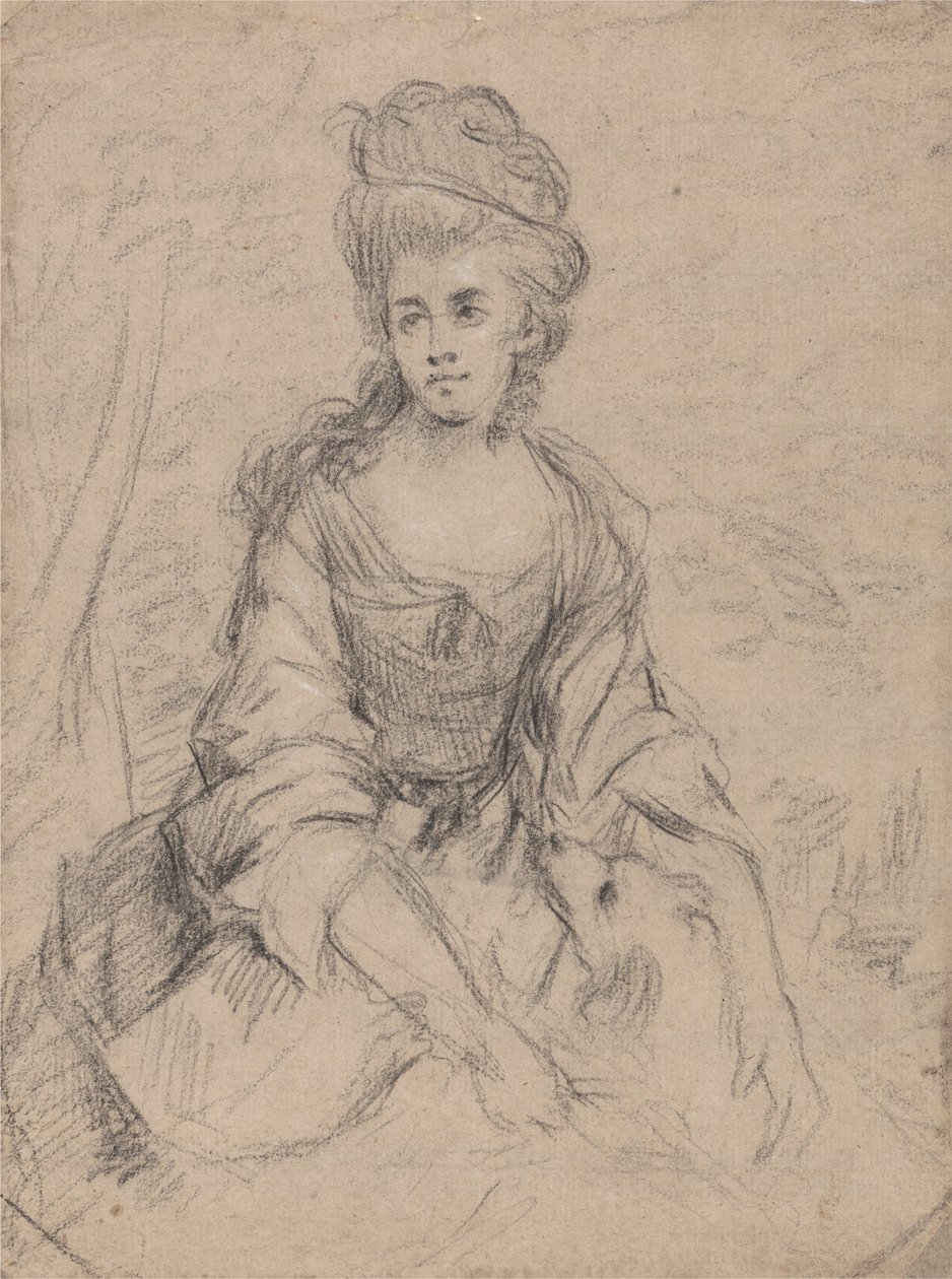 Portrét dámy od Angelica Kauffmann