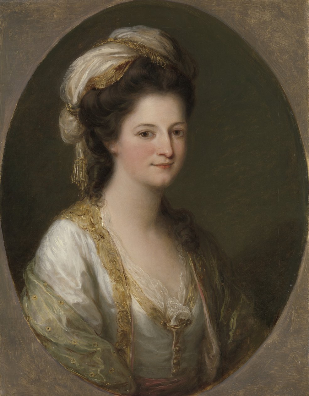 Portrét ženy, kolem roku 1770 (olej na plátně) od Angelica Kauffmann