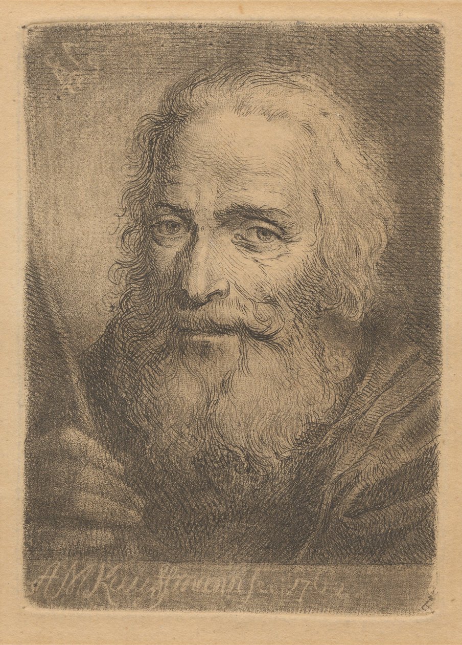 Portrét starého muže od Angelica Kauffmann