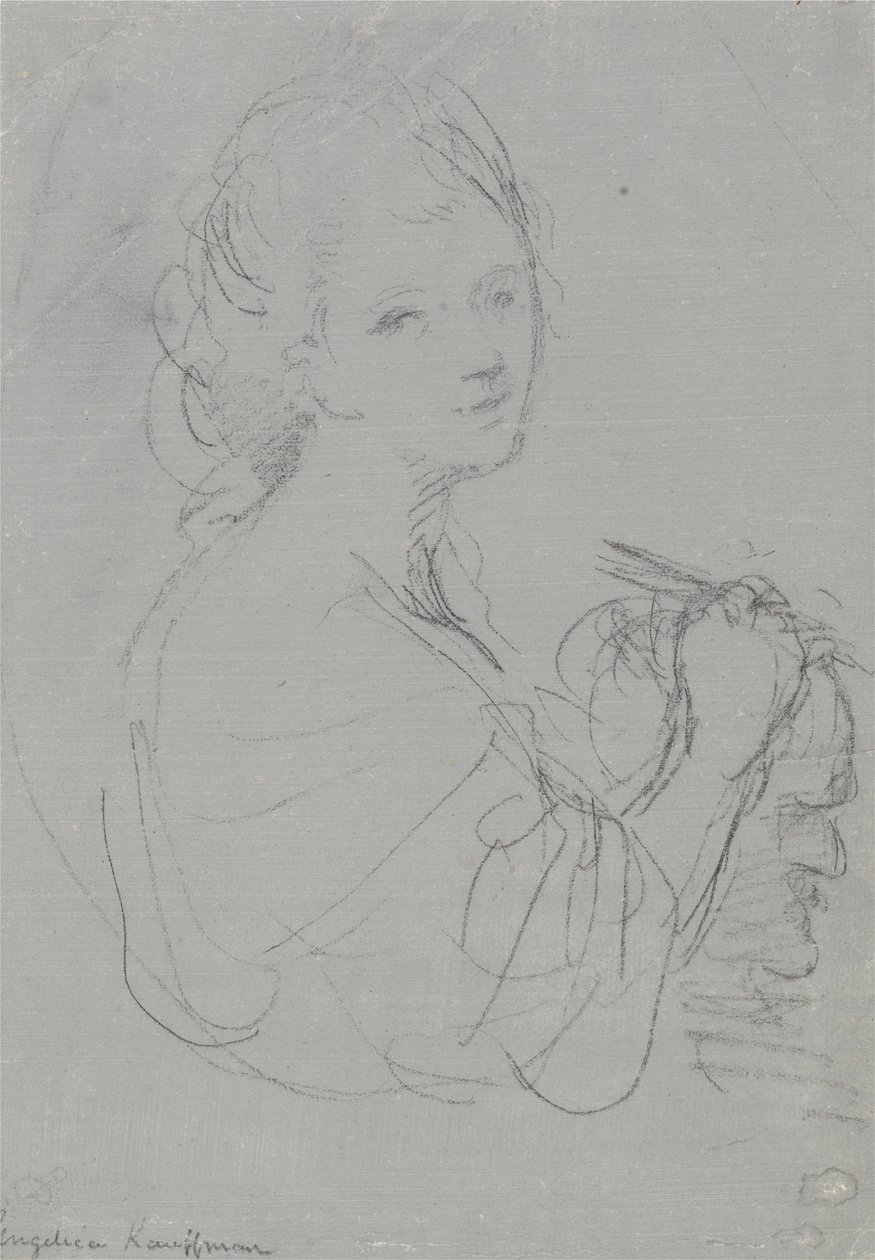 Autoportrét od Angelica Kauffmann
