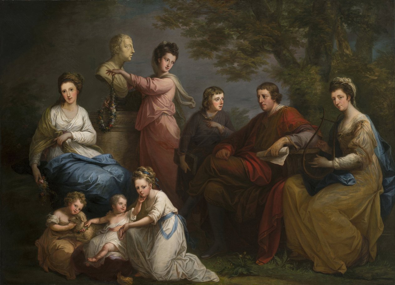 Rodina hraběte z Goweru od Angelica Kauffmann